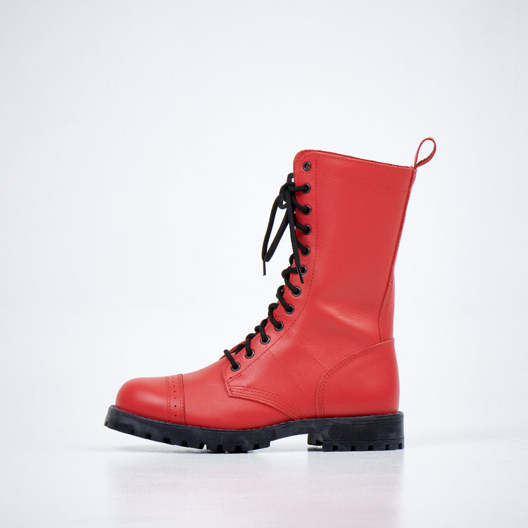 516 eli High Aviator saappaat punaiset / 516 aka High Aviator Boots - Red