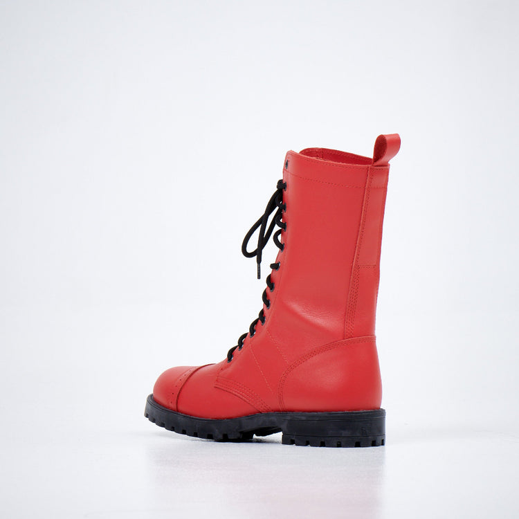 516 eli High Aviator saappaat punaiset / 516 aka High Aviator Boots - Red