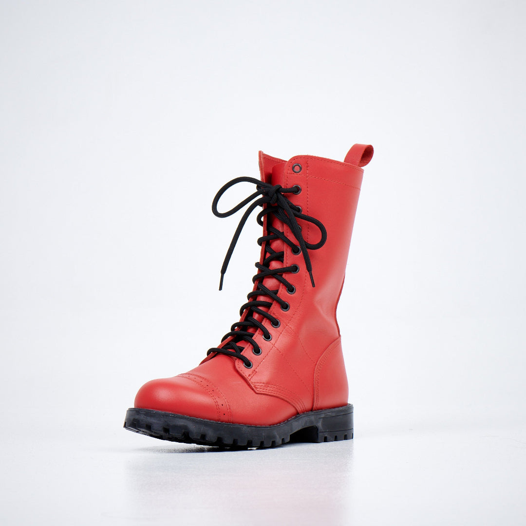 516 eli High Aviator saappaat punaiset / 516 aka High Aviator Boots - Red