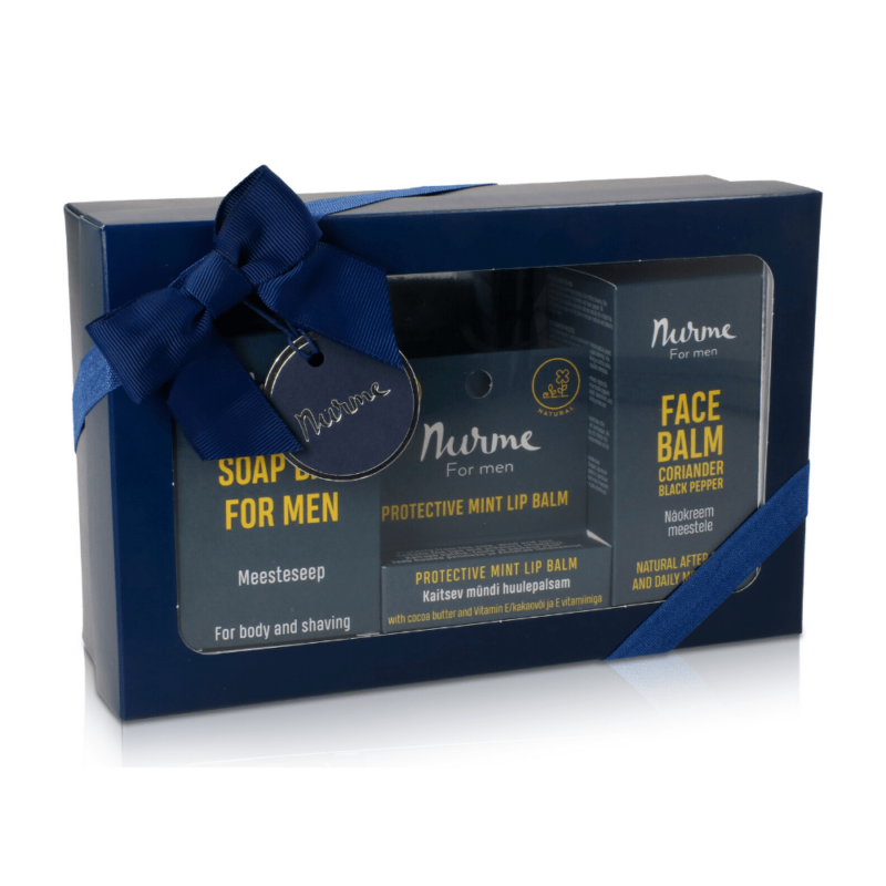 Luonnollinen ihonhoitolahjapakkaus miehille / Natural Skincare Gift Set - For Men