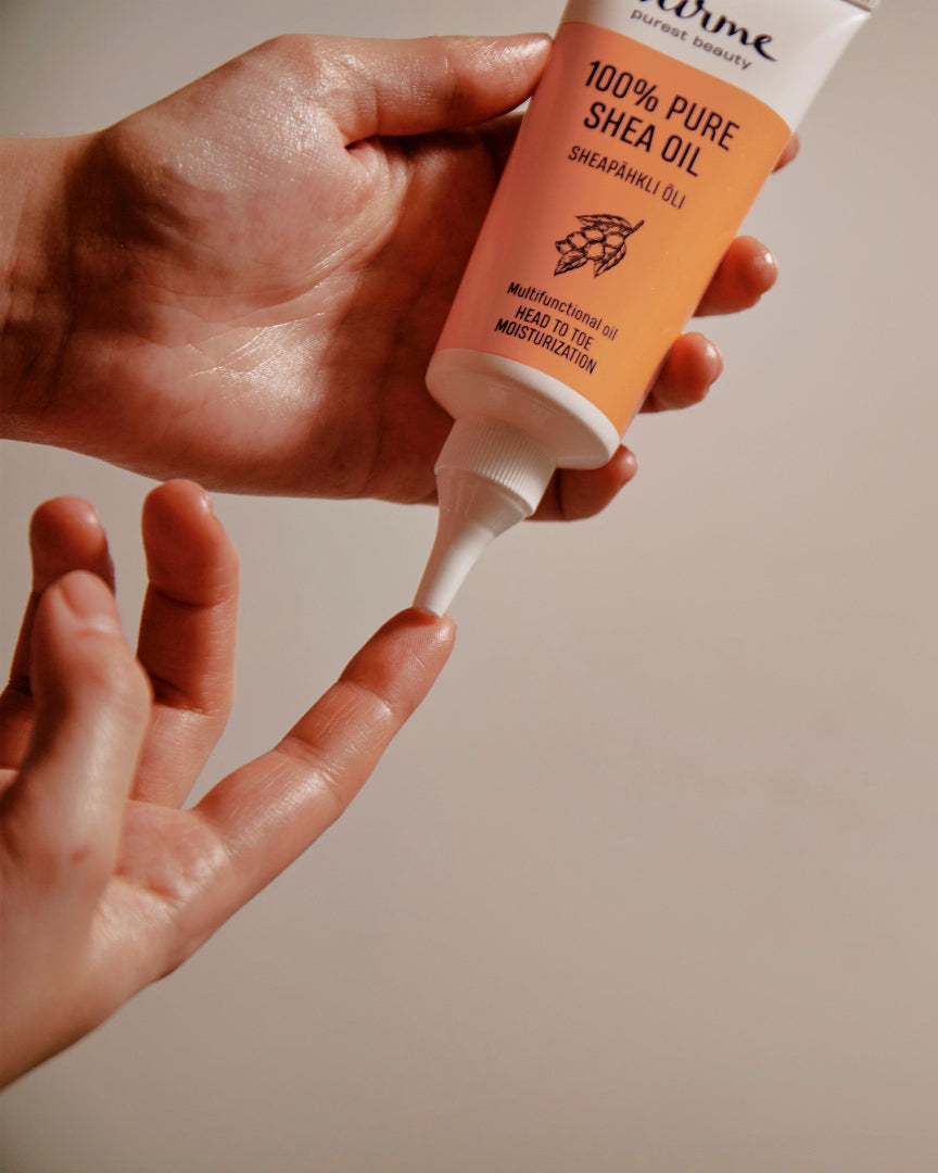 Luomu Sheaöljy- Twist Cap Tube, 100 ml / Organic Shea Oil – Twist Cap Tube, 100ml