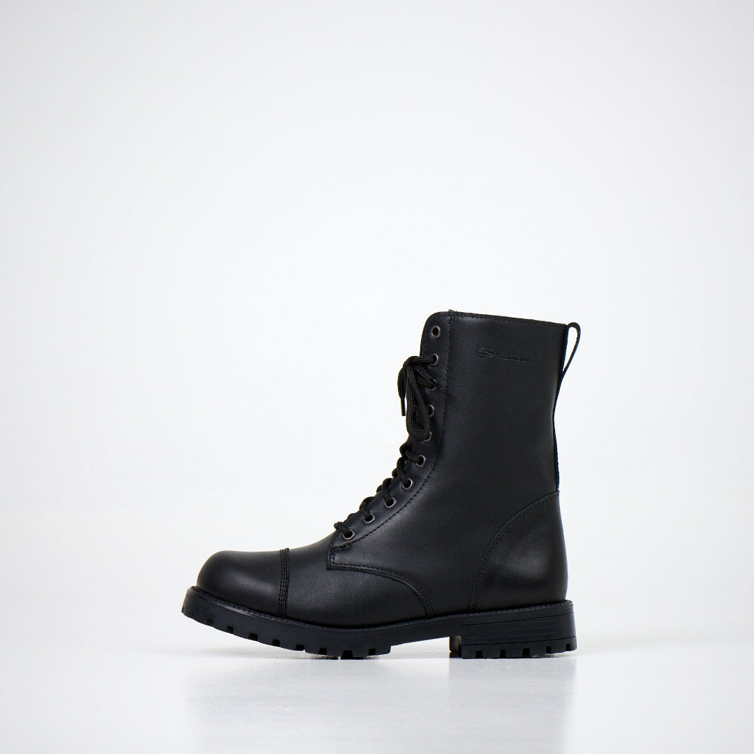 511 2.0 Mustat nahkasaappaat vetoketjulla / Black With Zipper