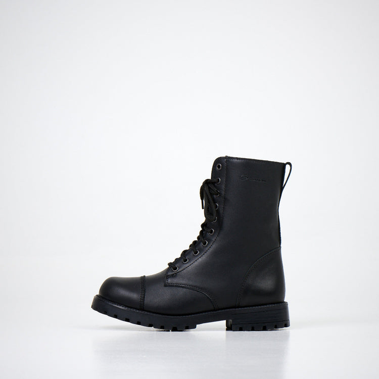 511 2.0 Mustat nahkasaappaat vetoketjulla / Black With Zipper