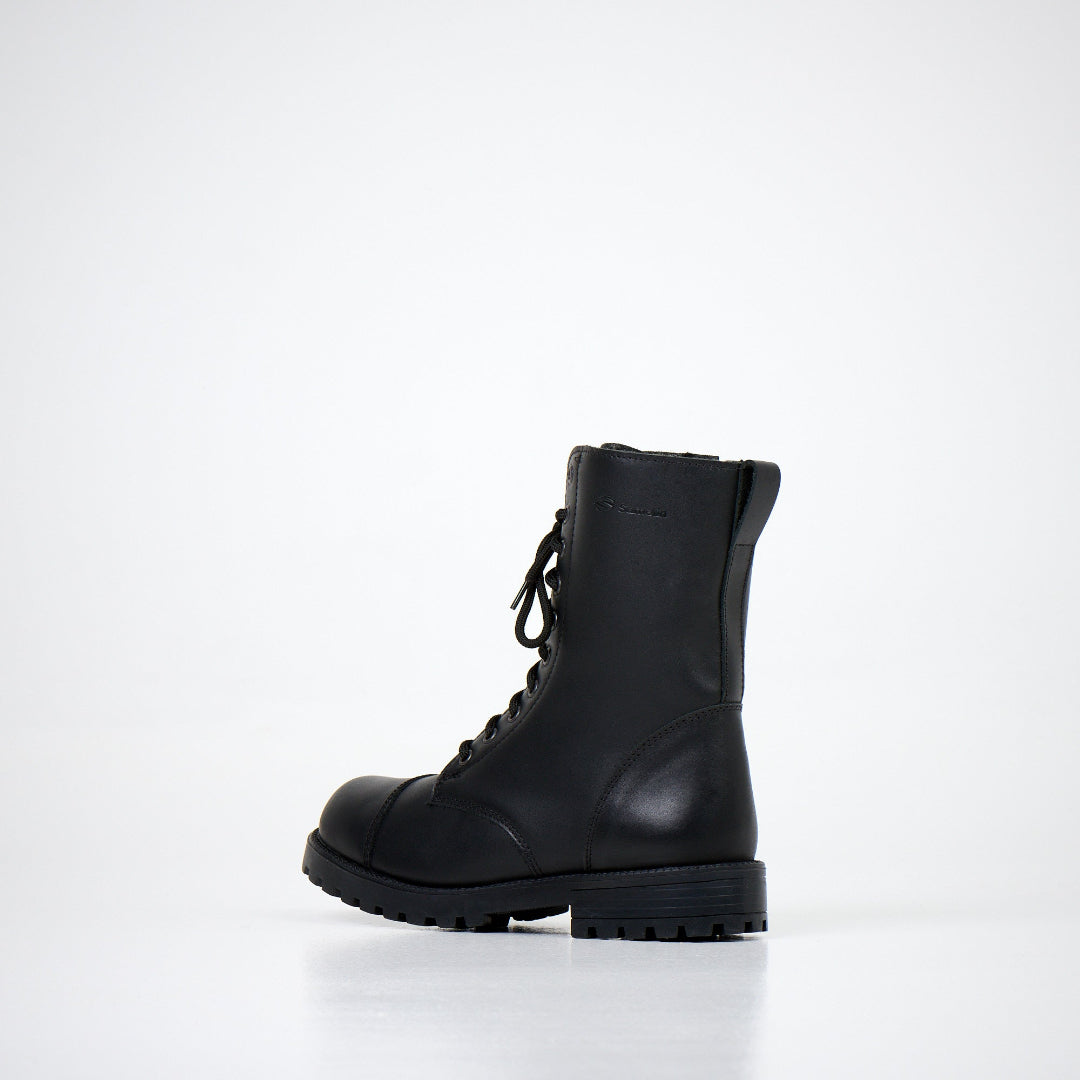 511 2.0 Mustat nahkasaappaat vetoketjulla / Black With Zipper