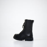 511 2.0 Mustat nahkasaappaat vetoketjulla / Black With Zipper