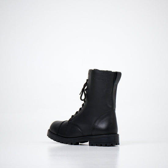 511 2.0 Mustat nahkasaappaat vetoketjulla / Black With Zipper