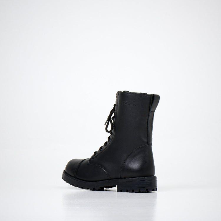 511 2.0 Mustat nahkasaappaat vetoketjulla / Black With Zipper